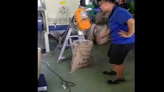 SH-020 | 30 HP Plastic Crusher | With Screw Conveyor For 25 kgs Bag